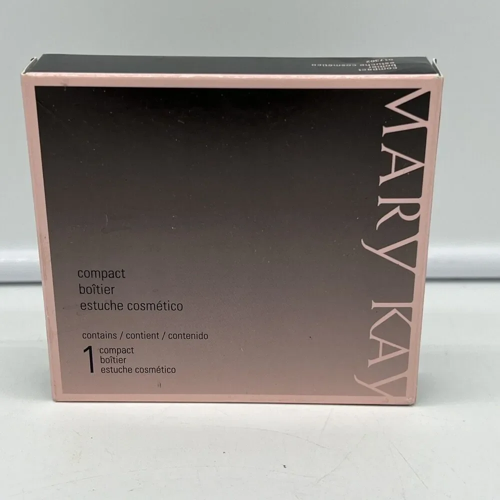 Mary Kay Black Magnetic Mirrored Compact #017362 NIB NEW